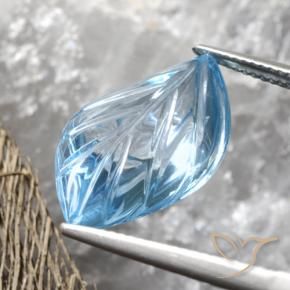 Topaz Gemstone in 18.3 x 11.9 mm Size for Sale, Topaz Stone in Sky Blue Color
