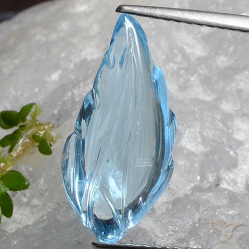 6.92ct Natural Sky Blue Topaz, Fancy, Transparent