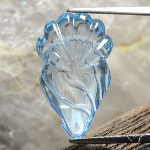 10.88ct Natural Sky Blue Topaz, Fancy, Transparent