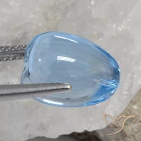 Topaz Gemstone in 12.9 x 9.9 mm Size for Sale, Topaz Stone in Sky Blue Color
