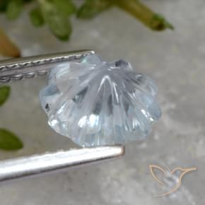Topaz Gemstone in 8 x 8 mm (calibrated) Size for Sale, Topaz Stone in Sky Blue Color