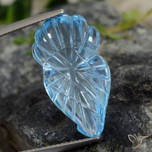 15.08ct Natural Swiss Blue Topaz, Fancy, Transparent