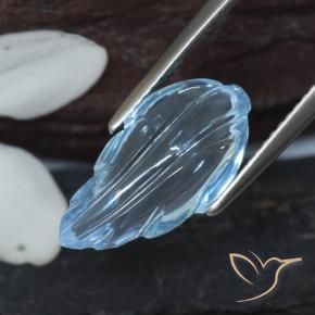 Topaz Gemstone in 16.8 x 8.7 mm Size for Sale, Topaz Stone in Sky Blue Color