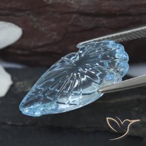 Topaz Gemstone in 21.6 x 10.9 mm Size for Sale, Topaz Stone in Swiss Blue Color