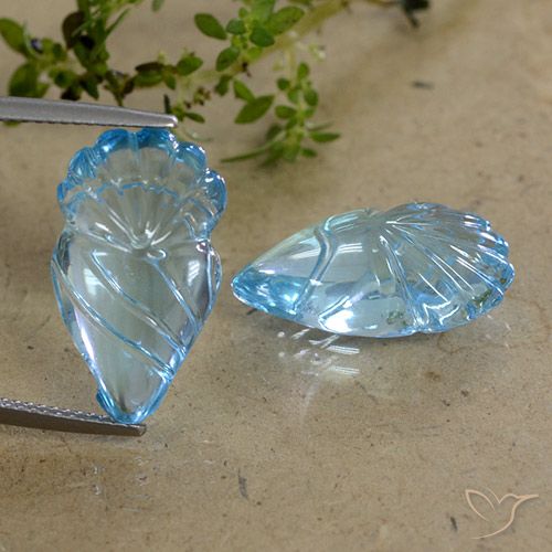 25.11ctw Natural Sky Blue Topaz, Fancy, Transparent