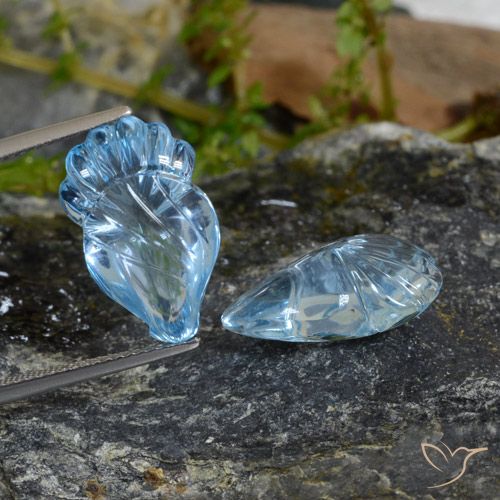 19.92ctw Natural Sky Blue Topaz, Fancy, Transparent