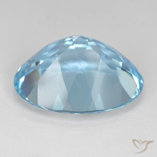 Topaz Gemstone in 20 x 15 mm (calibrated) Size for Sale, Topaz Stone in Sky Blue Color