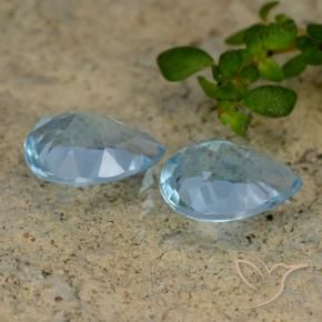 Topaz Gemstones in 7 x 5 mm (calibrated) Size for Sale, Topaz Stones in Sky Blue Color