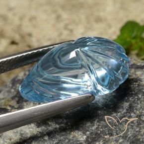 Topaz Gemstone in 17.2 x 10.9 mm Size for Sale, Topaz Stone in Swiss Blue Color