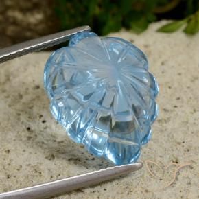 Topaz Gemstone in 18 x 13.9 mm Size for Sale, Topaz Stone in Swiss Blue Color