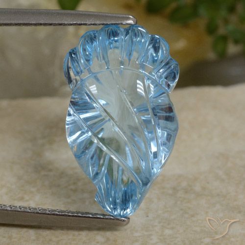 11.13ct Natural Swiss Blue Topaz, Fancy, Transparent, Photo A
