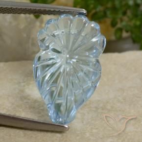 Topaz Gemstone in 19.6 x 11.6 mm Size for Sale, Topaz Stone in Sky Blue Color