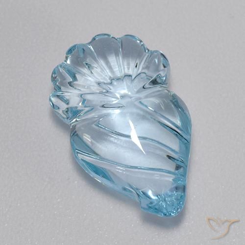 Topaz Gemstone in 15.9 x 9.6 mm Size for Sale, Topaz Stone in Swiss Blue Color