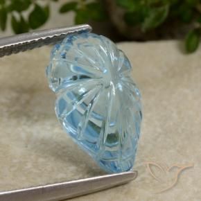 Topaz Gemstone in 16.2 x 9.6 mm Size for Sale, Topaz Stone in Swiss Blue Color