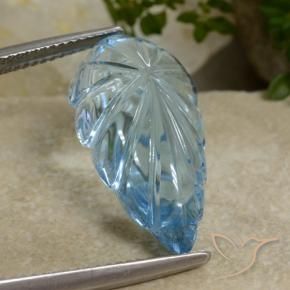 Topaz Gemstone in 21 x 11.7 mm Size for Sale, Topaz Stone in Swiss Blue Color