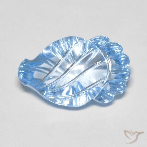 11.55ct Natural Sky Blue Topaz, Fancy, Transparent