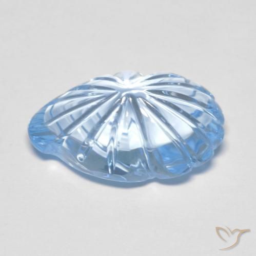 Topaz Gemstone in 16.9 x 10.7 mm Size for Sale, Topaz Stone in Sky Blue Color