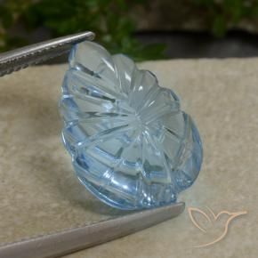 Topaz Gemstone in 19 x 12.9 mm Size for Sale, Topaz Stone in Sky Blue Color