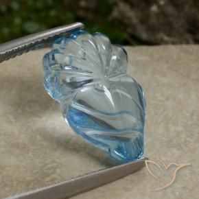 Topaz Gemstone in 17 x 10.7 mm Size for Sale, Topaz Stone in Sky Blue Color