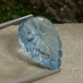 Topaz Gemstone in 18.2 x 12.2 mm Size for Sale, Topaz Stone in Swiss Blue Color