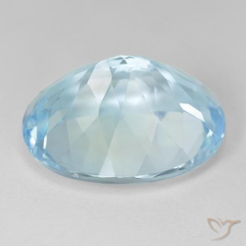 Topaz Gemstone in 20 x 15 mm (calibrated) Size for Sale, Topaz Stone in Sky Blue Color