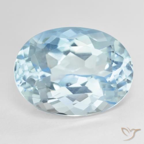24.52ct Natural Sky Blue Topaz, Oval, VVS-VS