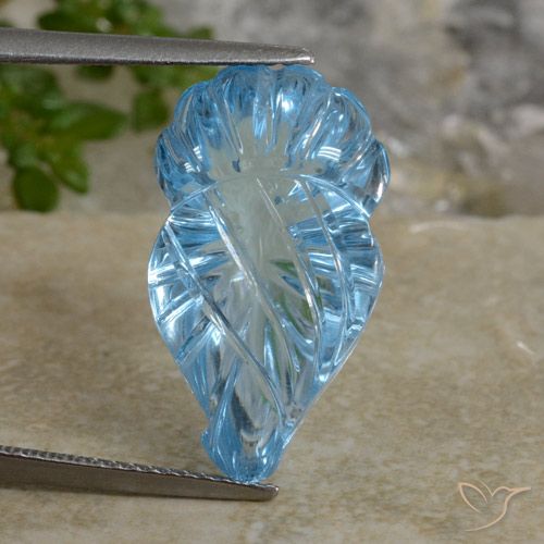 13.48ct Natural Swiss Blue Topaz, Fancy, Transparent
