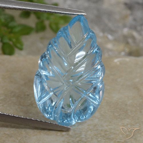 12.71ct Natural Sky Blue Topaz, Fancy, Transparent