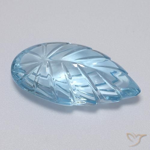Topaz Gemstone in 22.4 x 12 mm Size for Sale, Topaz Stone in Sky Blue Color