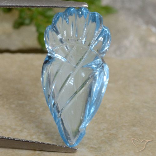 10.71ct Natural Swiss Blue Topaz, Fancy, Transparent