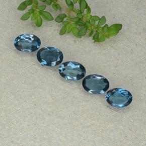 0.8ct Oval Facet London Blue Topaz Gem for sale 0.8ct Oval Facet London Blue Topaz Gem (ID: 480516)