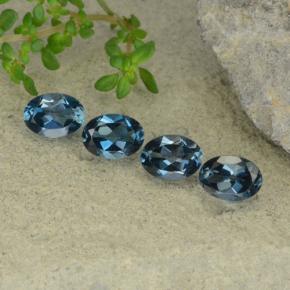1ct Oval Facet London Blue Topaz Gem for sale 1ct Oval Facet London Blue Topaz Gem (ID: 480534)