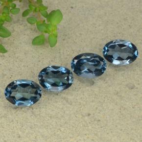 0.9ct Oval Facet London Blue Topaz Gem for sale 0.9ct Oval Facet London Blue Topaz Gem (ID: 480537)