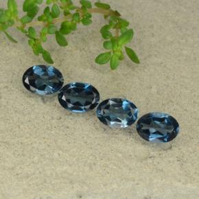 0.9ct Oval Facet London Blue Topaz Gem for sale 0.9ct Oval Facet London Blue Topaz Gem (ID: 480622)