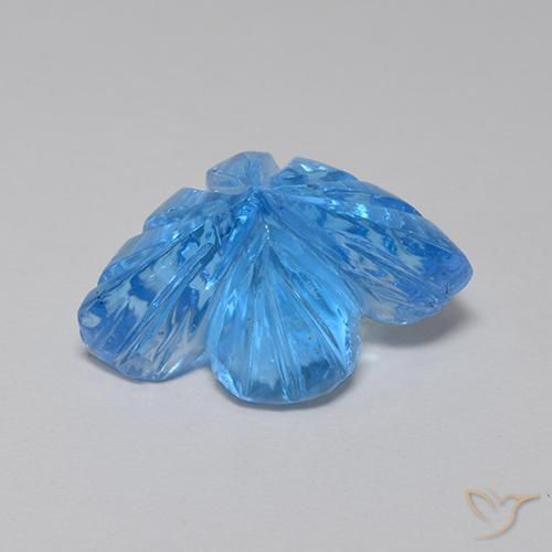 Topaz Gemstone in 14 x 9 mm (calibrated) Size for Sale, Topaz Stone in Swiss Blue Color