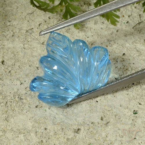 6.98ct Natural Swiss Blue Topaz, Fancy, Transparent