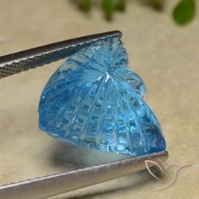 Topaz Gemstone in 14 x 14 mm (calibrated) Size for Sale, Topaz Stone in Swiss Blue Color