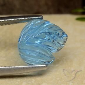 Topaz Gemstone in 12.2 x 11.2 mm Size for Sale, Topaz Stone in Swiss Blue Color