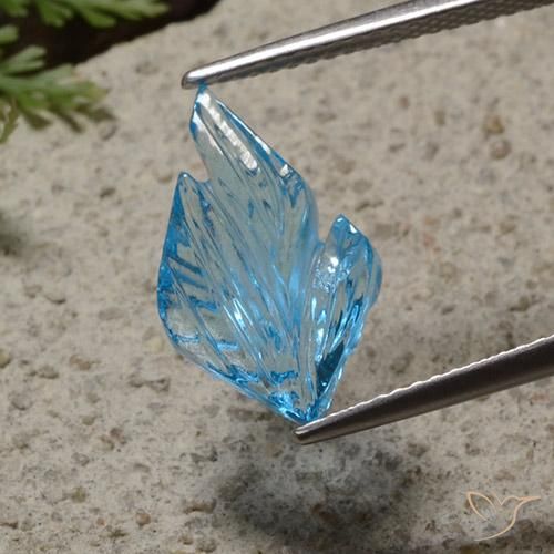 4.31ct Natural Swiss Blue Topaz, Fancy, Transparent