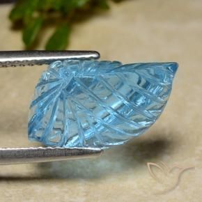 Topaz Gemstone in 16.1 x 9 mm Size for Sale, Topaz Stone in Swiss Blue Color