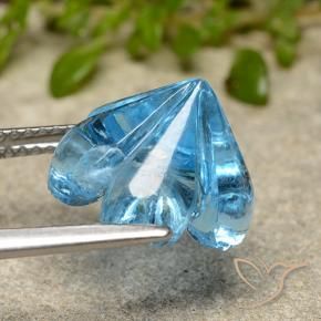 Topaz Gemstone in 12 x 12 mm (calibrated) Size for Sale, Topaz Stone in Swiss Blue Color