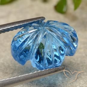 Topaz Gemstone in 13.3 x 10.2 mm Size for Sale, Topaz Stone in Swiss Blue Color