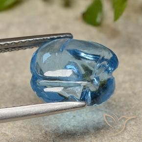 Topaz Gemstone in 11.3 x 9.6 mm Size for Sale, Topaz Stone in Swiss Blue Color
