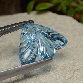 Topaz Gemstone in 14.4 x 11.3 mm Size for Sale, Topaz Stone in Swiss Blue Color