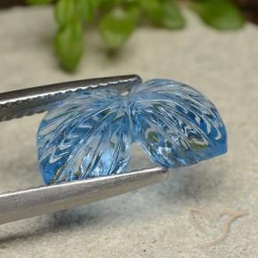 Topaz Gemstone in 14.7 x 8.2 mm Size for Sale, Topaz Stone in Swiss Blue Color