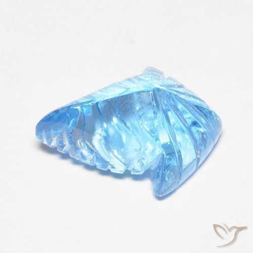 Topaz Gemstone in 14.6 x 11.4 mm Size for Sale, Topaz Stone in Swiss Blue Color