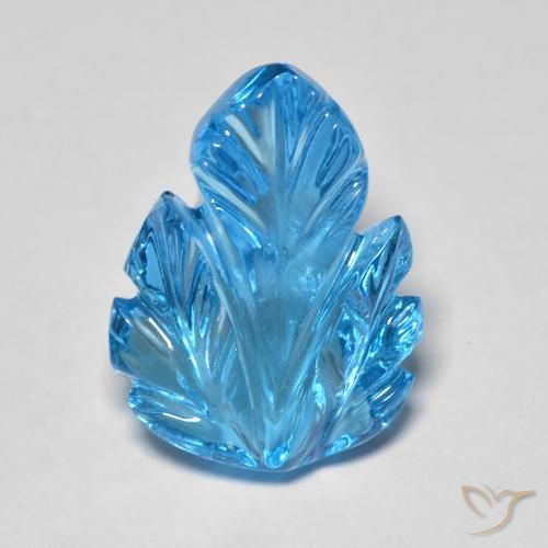 11.03ct Natural Swiss Blue Topaz, Fancy, Transparent