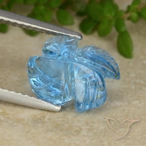 Topaz Gemstone in 11.2 x 8.6 mm Size for Sale, Topaz Stone in Swiss Blue Color