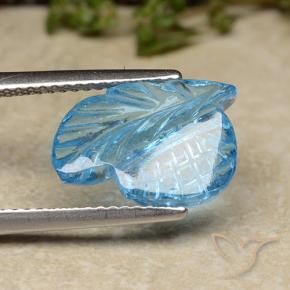 Topaz Gemstone in 14 x 9 mm (calibrated) Size for Sale, Topaz Stone in Swiss Blue Color