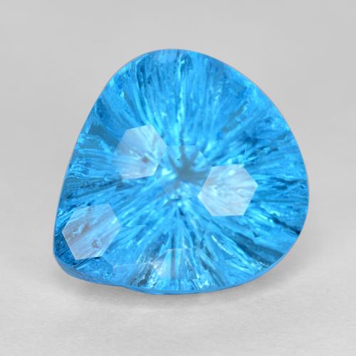 10.5ct Pear Concave Fantasy Cut Swiss Blue Topaz for sale thumb image of 10.5ct Pear Concave Fantasy Cut Swiss Blue Topaz (ID: 486100)